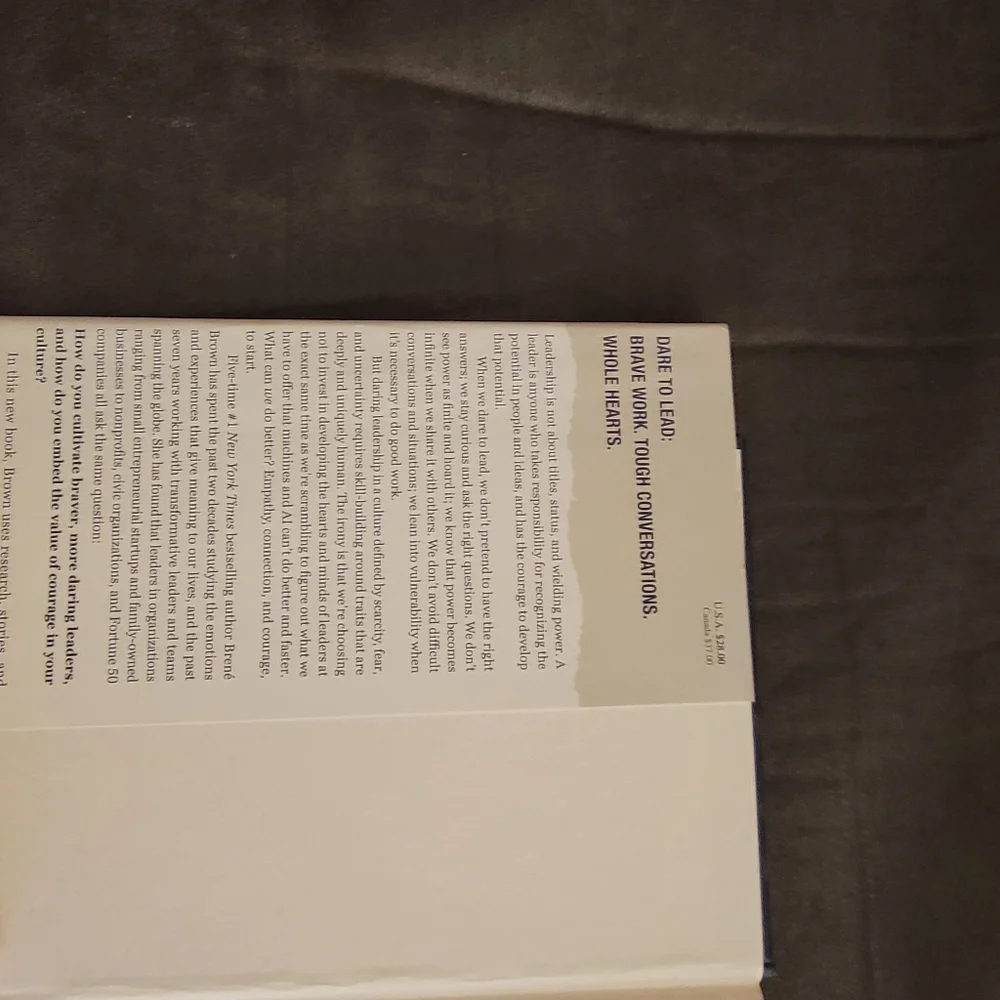 Dare to Lead by Brene Brown‎ Hardback